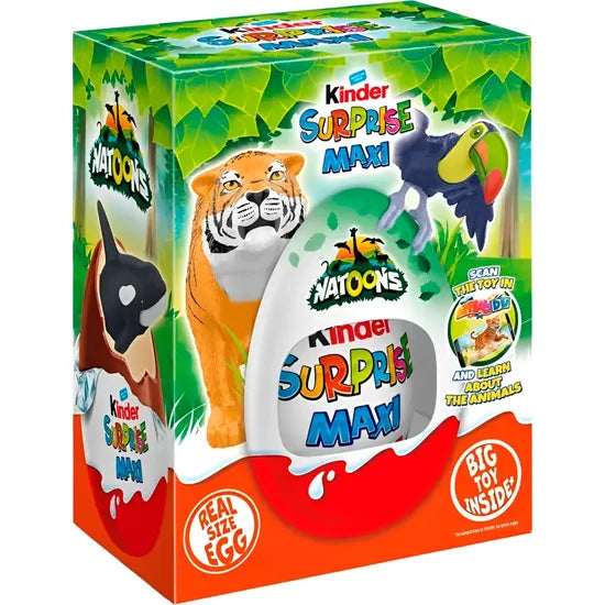CHOCOLATE KINDER NATOONS SURPRISE MAXI 100GR Product