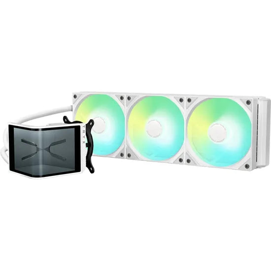 COOLER LIQUID TRYX PANORAMA SE 360 ARGB WHITE AIO 6.5""/AMOLED CURVED SCRREN/3D EFFECT/TDP