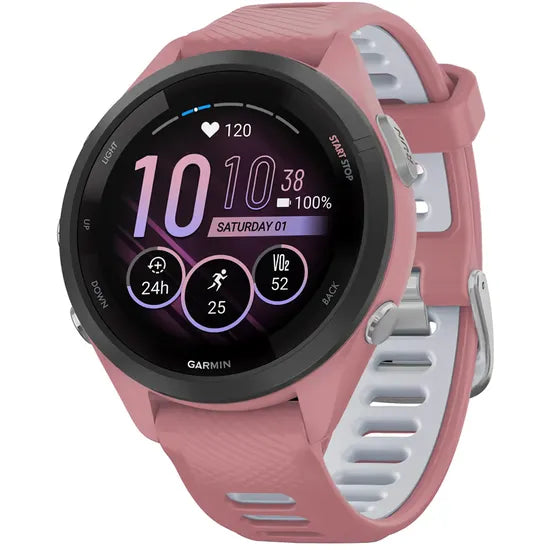 RELOJ GARMIN FORERUNNER 265S 42MM PINK - LIGHT PINK/WHITESTONE BAND 010-02810-05 Product