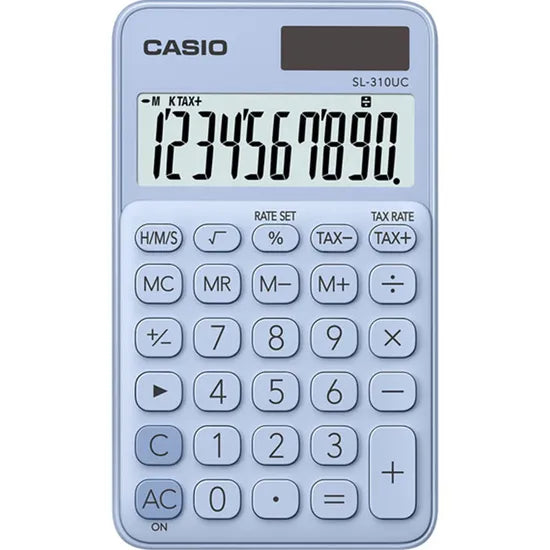 CALCULADORA COMPACTA CASIO SL-310UC-LB-N-DC - LIGHT BLUE Product