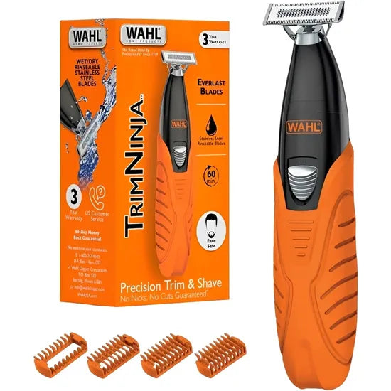 AFEITADORA/TRIMMER WAHL TRIMNINJA ALL IN ONE 3IN1 ORANGE 3029720