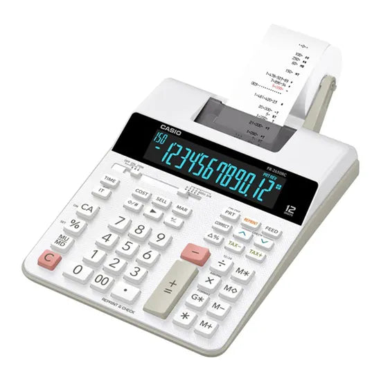 CALCULADORA C/ BOBINA CASIO FR-2650RC-U-DC BIVOLT