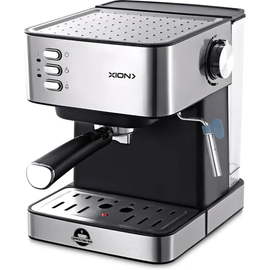 CAFETERA XION XI-CM21 EXPRESSO/CAPUCCINO/850W/VAPO/1.6L/15BA 220V Product