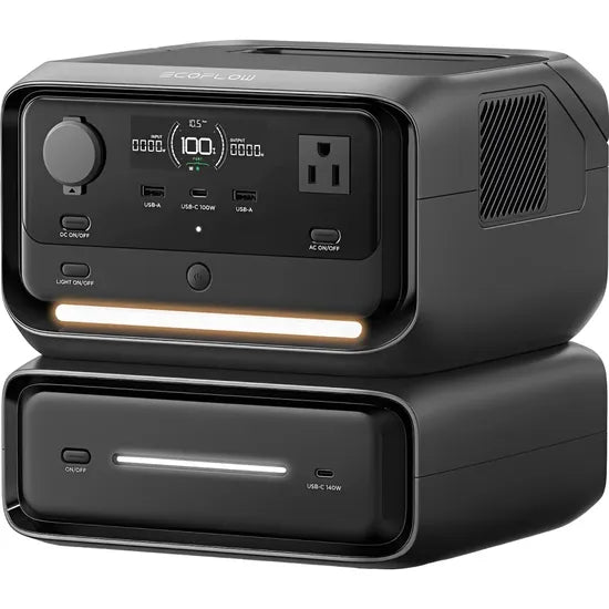 ESTACION DE ENERGIA ECOFLOW RIVER 3 MAX (RIVER3 PLUS 5015601018 + EB300)