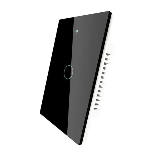 INTERRUPTOR SMART TOUCH MOES WS-US1-RFB-N 1 BOTON/WIFI/RF/ALEXA/GOOGLE/BLACK