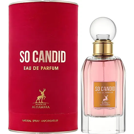 PERFUME  MAISON ALHAMBRA SO CANDID ROUGE EDP 100ML - FEMENINO Product
