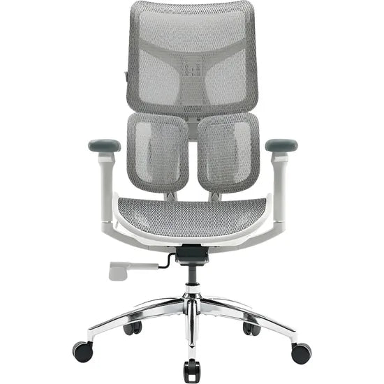 SILLA P/GAMER-OFICINA SIHOO DORO S100-M302 /DUAL-DYNAMIC-LUMBAR/5-LEVEL-ADJUSTABLE/WHITE