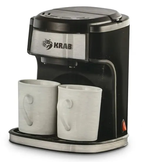 CAFETERA ELECTRICA QUANTA KRAB KBCD240 DOBLE TAZA 220V/240ML BLACK Product