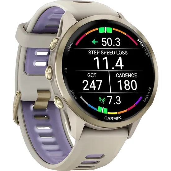 RELOJ GARMIN FORERUNNER 970 47MM SOFT GOLD/FRENCH GRAY 010-02969-02