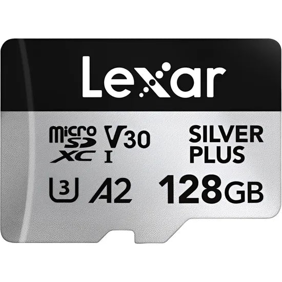 MICRO SD 128GB LEXAR PROFESSIONAL SILVER PLUS 205-150MB/S C10 (LMSSIPL128G-BNANG)