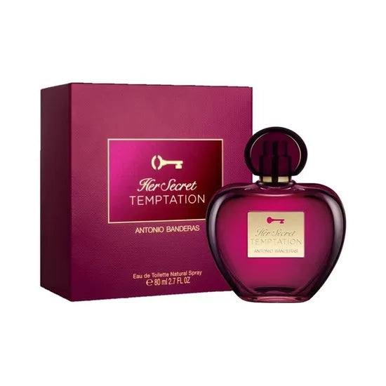 PERFUME  BANDERAS HER SECRET TEMPTATION EDT 80ML - FEMENINO