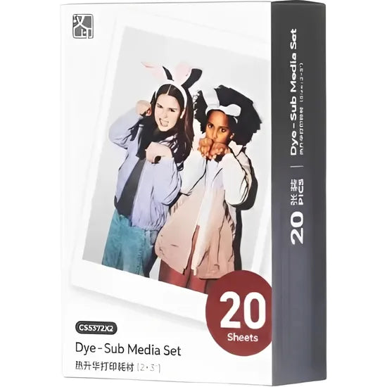 PAPEL HANIN HPRT DYE-SUB MEDIA SET 2 PCS/BOX REFIL P/ Z5S