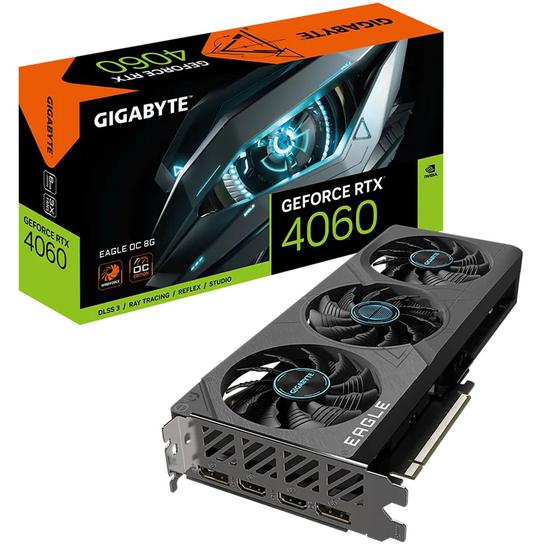 Tarjeta de vídeo Gigabyte GeForce RTX4060 Eagle OC 8GB GDDR6 PCI-Express