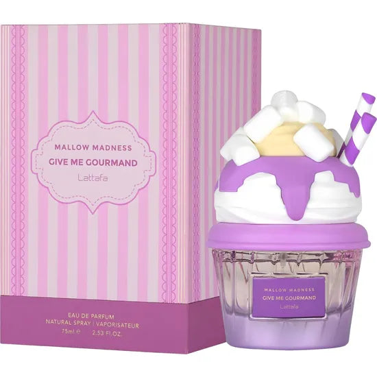 PERFUME  LATTAFA GIVE ME GOURMAND MALLOW MADNESS EDP 75ML - FEMENINO