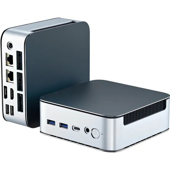 MINI PC GETORLI R3-5300U 3.8GHZ/16GBD4/512SSD/W11PRO/HDMI/4XUSB/2LAN/BT/WIFI/SLV Product