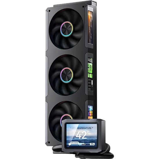 COOLER LIQUID JONSBO TF3-360SCB PANTALLA DIGITAL ARGB 397MM PWM/3FAN/BLACK