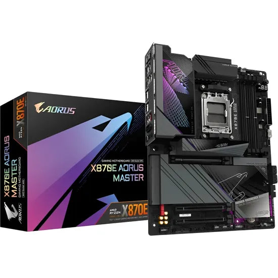 PLACA MADRE GIGABYTE AM5 X870E AORUS MASTER HDMI/USB3.2/4M.2/DDR5/ATX Product