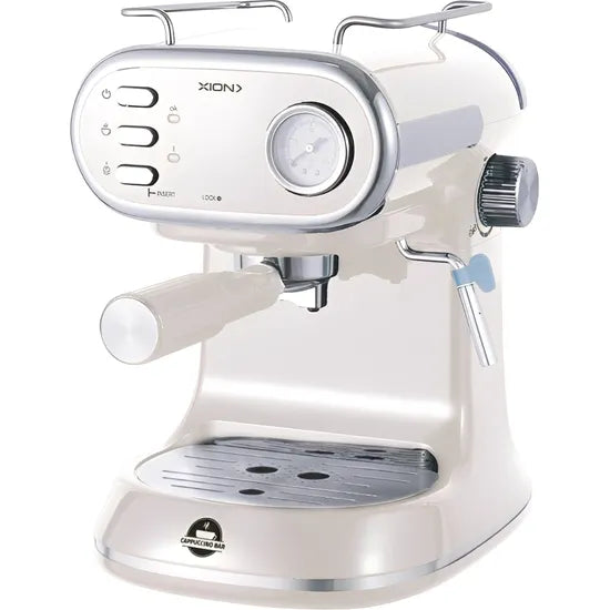 CAFETERA XION XI-CM71 RETRO/EXPRESSO/CAPUCCINO/850W/1.5L/20BARES/VAPO 220V