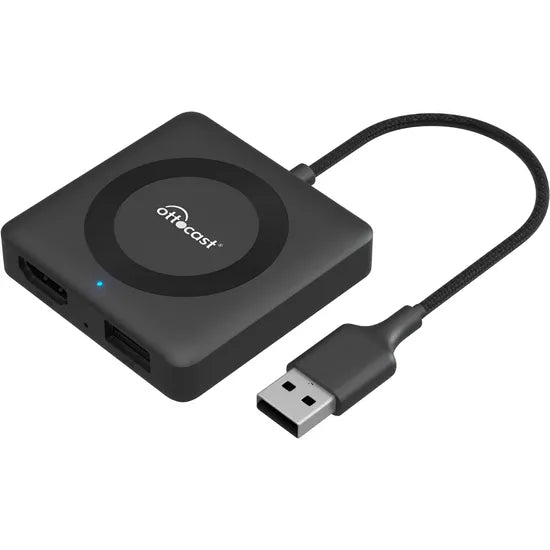 ADAP. WIRELESS ANDROID AUTO/CARPLAY OTTOCAST CAR TV MATE MAX USB-A/C/HDMI BLACK Product
