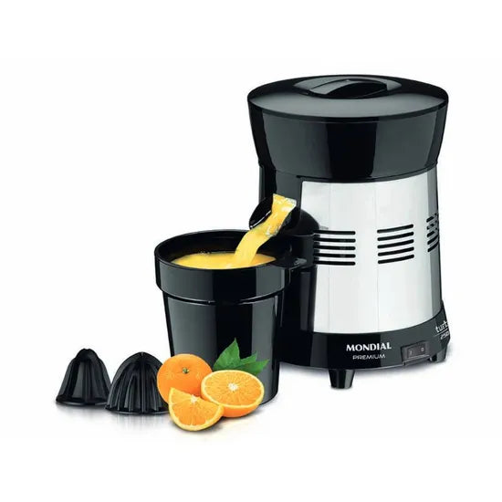 EXTRACTOR DE JUGO MONDIAL TURBO PREMIUM E-10 BIVOLT - NEGRO 1.25L Product