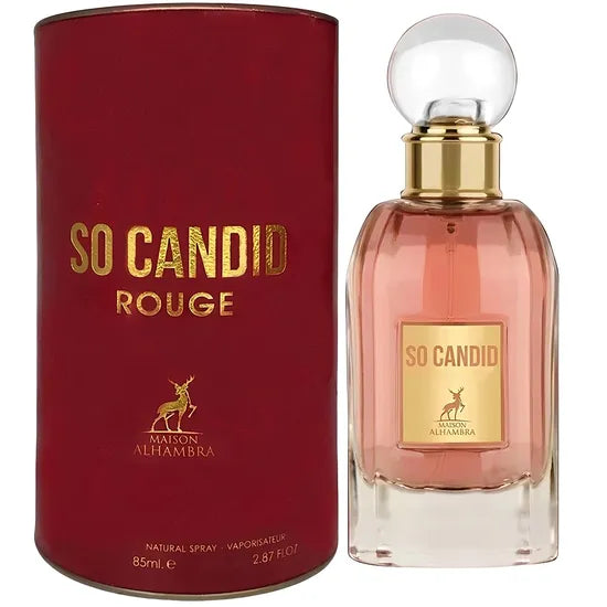 PERFUME  MAISON ALHAMBRA SO CANDID ROUGE EDP 85ML - FEMENINO Product