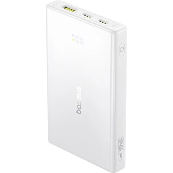CARGADOR PORTATIL BASEUS PICOGO 20W 10.000MAH LCD USB-A+2USB-C+CABLE USB-C WHI P10076801213 Product
