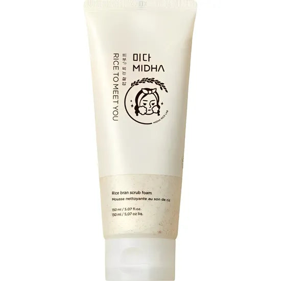 JABON EXFOLIANTE FACIAL MIDHA  RICE BRAN 150ML Product