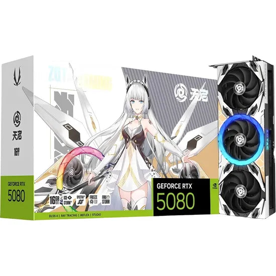 PLACA DE VIDEO ZOTAC RTX5080 GAMING APOCALYPSE OC 16GB/GDDR7/256BIT/2730MHZ/3FAN ZT-B50800C-10P Product
