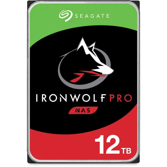 DISCO DURO 12TB INT 3.5"" SATA3 SEAGATE IRONWOLF PRO NAS 7200RPM 256MB ST12000NT001 Product