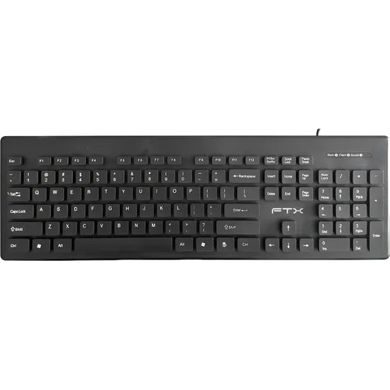 TECLADO USB FTXK100E NUM/ING/BLACK Product