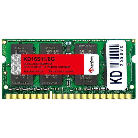 Memoria para portátil Keepdata DDR3 8GB 1600MHz KD16S11/8G