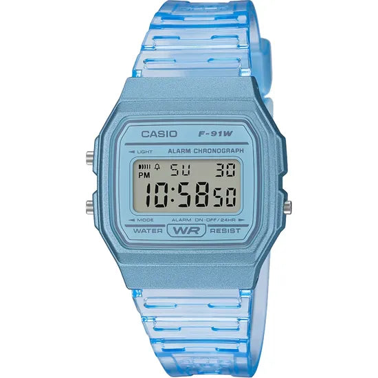 RELOJ CASIO F-91WS-2DF SKY BLUE Product