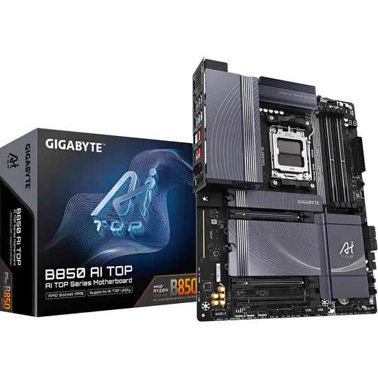 PLACA MADRE GIGABYTE AM5 B850 AI TOP HDMI/3M.2/USB3.2/DDR5/ATX Product