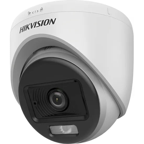 CAMARA DE SEGURIDAD HIKVISION CAM DOMO DS-2CE70DF0T-LPFS 2.8MM COLORVU HYBRID LIGHT 2MP/1080P/IP67/INTERNO