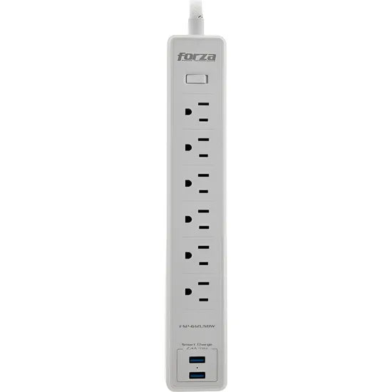 FILTRO DE ENERGÍA FORZA FSP-512USBW 5 TOMAS/2USB-A/BIVOLT Product