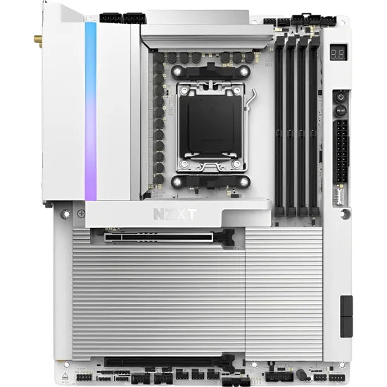 PLACA MADRE NZXT AM5 N9 X870E WIRELESS WHITE/USB3.2/4M.2/DDR5/ATX