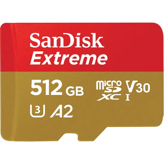 MICRO SD 512GB SANDISK EXTREME 190-130MB/S U3 4K (SDSQXAV-512G-GN6MA) Product