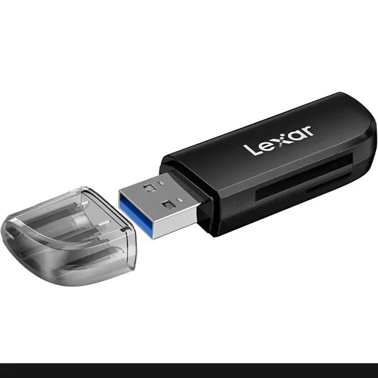 LECTOR DE MEMORIA LEXAR DUAL SLOT SD/MICROSD/ USB-A (LRW300U-BNBNG) 170MB/S