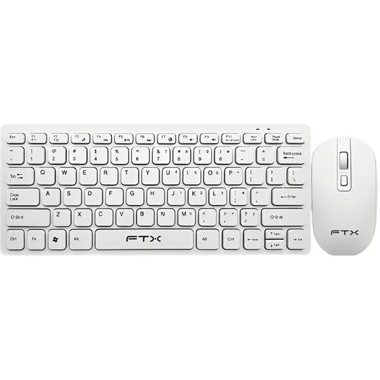 KIT TECLADO+MOUSE WIRELESS FTX GK03 WHITE ESPAÑOL Product