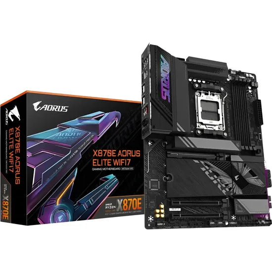PLACA MADRE GIGABYTE AM5 X870E AORUS ELITE WIFI7 HDMI/USB3.2/4M.2/DDR5/ATX Product