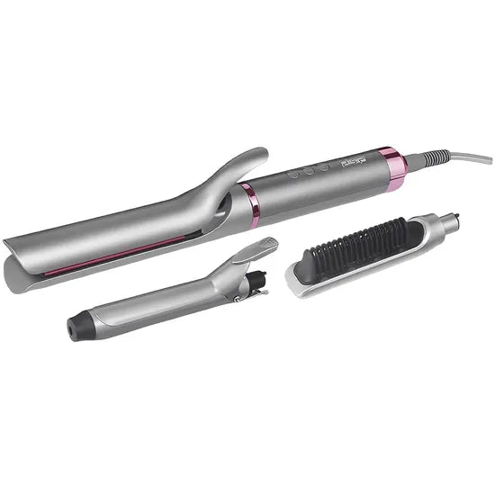 KIT PLANCHITA DSP 3-IN-1 CEPILLO+ONDULADOR  20168 220V