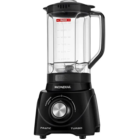 LICUADORA MONDIAL PRACTI TURBO L-98-B 550W/2.2L/220V