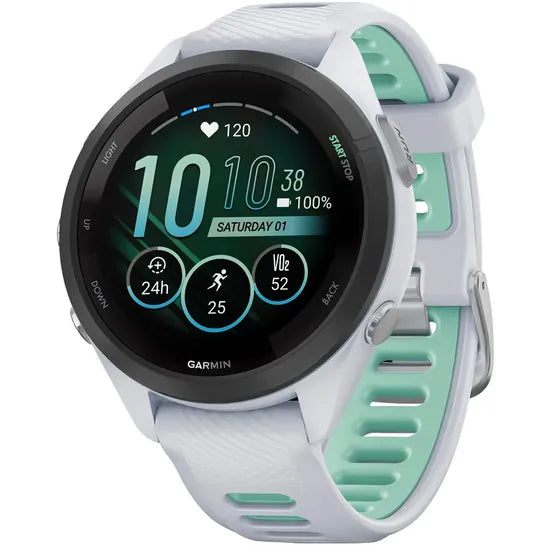 RELOJ GARMIN FORERUNNER 265S 42MM WHITESTONE - WHITESTONE/NEO TROPIC BAND 010-02810-04