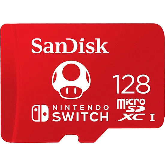 MICRO SD 128GB SANDISK NINTENDO MARIO 100-90MB/S (SDSQXAO-128G-GNCZN) Product