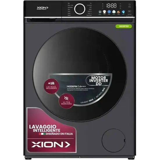 LAVASECARROPAS AUTOMÁTICA XION XI-LSE1285B 12KG/8GB INVERTER CARGA FRONTAL 220V Product