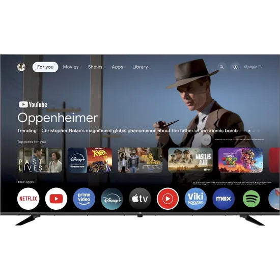 TV SMART 75"" MTEK MK75FSGU 4K/GOOGLE TV/DA/DIG/VOICE REMOTE/BT/CAST/HDR Product