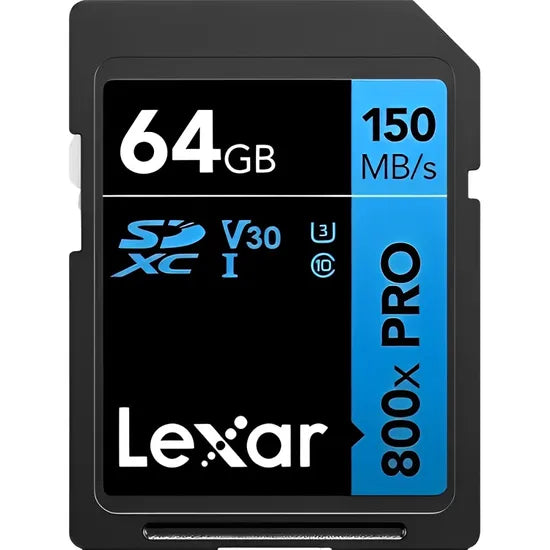 MEMORIA RAM SD 64GB LEXAR BLUE HIGH-PERFORMANCE 150MB/S C10 (LSD0800P064G-BNNNG) Product
