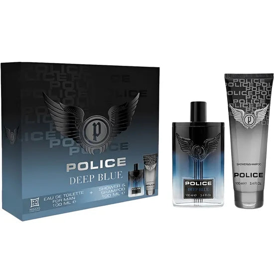 KIT PERF POLICE DEEP BLUE EDT 100ML + SG 100ML - MASCULINO Product