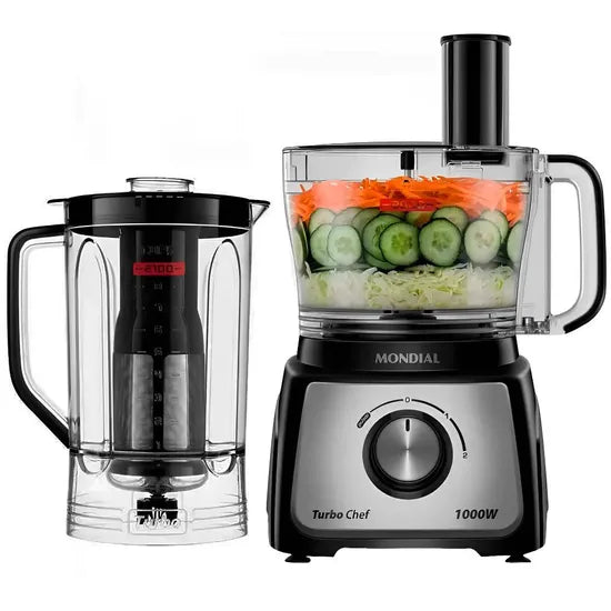 MULTIPROCESADOR 9 EN 1 MONDIAL TURBO CHEF MPN-01-BF 1000W/220V Product