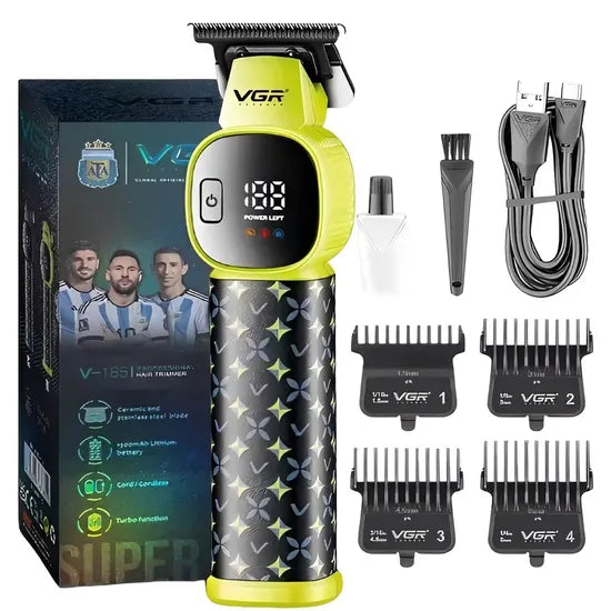 TRIMMER VGR V-185 RECARGABLE AFA ARGENTINA/GREEN Product